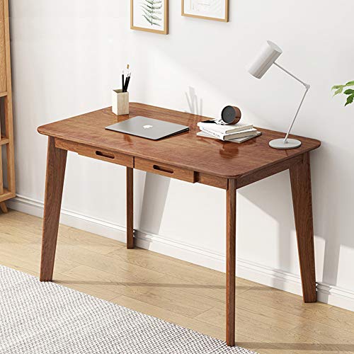 Massivholz Schreibtisch: IOTXY Holz Kleiner Schreibtisch mit Schubladen -...