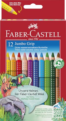 Beste Buntstift Platz 12: FABER-CASTELL 110912 - Jumbo...