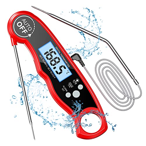 Küchenthermometer: CIRYCASE Fleischthermometer Digital, Sofort Lesen...