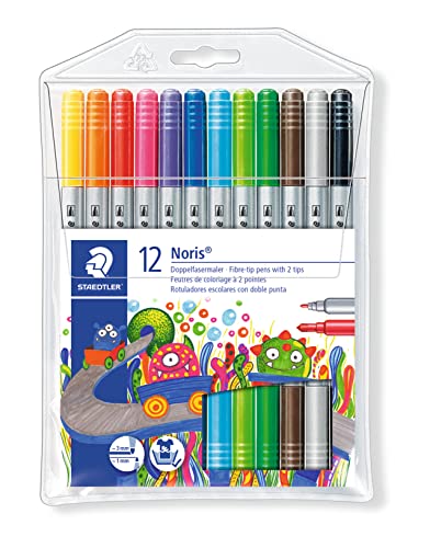 Beste Filzstift Platz 6: STAEDTLER Doppelfasermaler Noris...