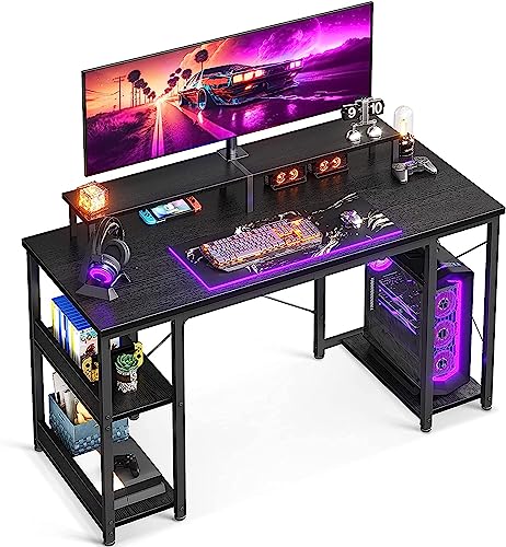 Computertisch: ODK Gaming Schreibtisch Schwarz, Schreibtische mit...
