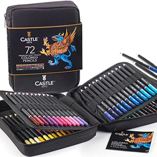 Beste Künstlerstift Platz 2: Castle Art Supplies 72 Buntstifte...