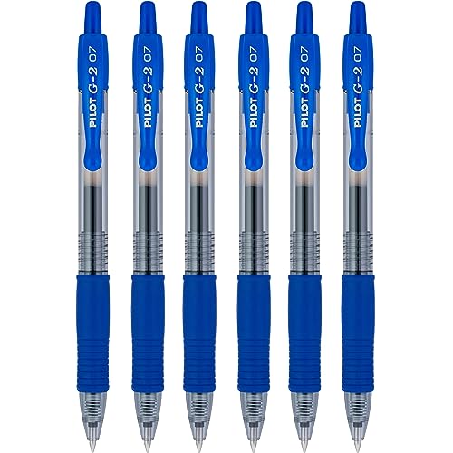 Beste Gelschreiber Platz 18: Pilot G2 07 blau fein Retractable...