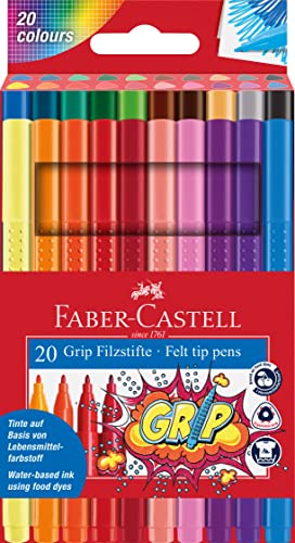 Beste Filzstift Platz 7: Faber-Castell 155320 - Fasermaler...