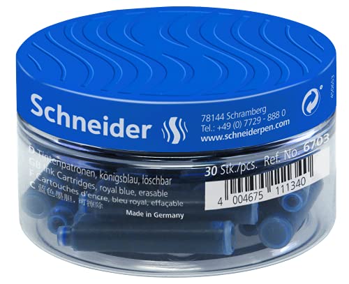 Beste Füllerpatrone Platz 15: Schneider P006703 Tintenpatronen...