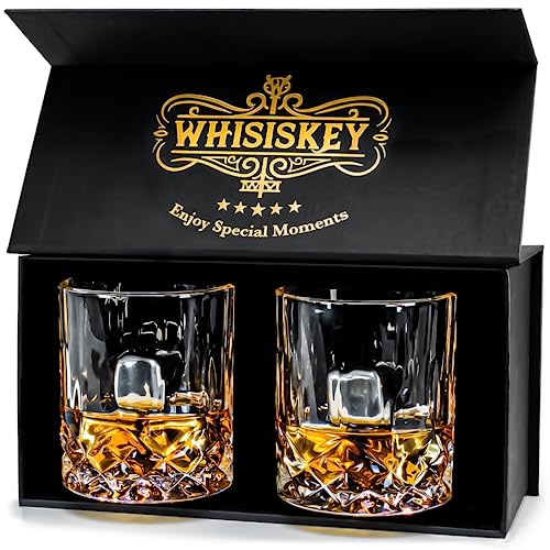 Whiskyglas: Whisiskey - Whisky Gläser Set – 2 Tumbler...