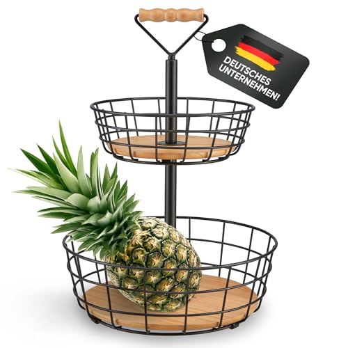 LUXEURS® | Obst Etagere - Einzigartiger Obstkorb...