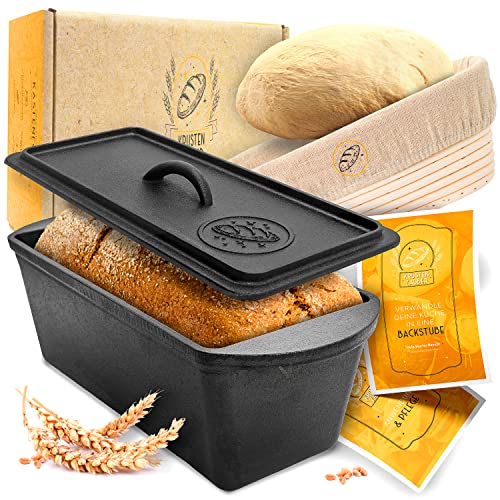 Beste Brottopf Platz 9: KRUSTENZAUBER Brotbackform mit...