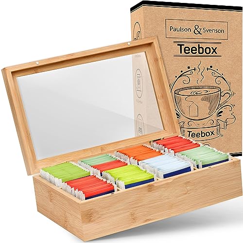 : Paulson & Svenson® Nachhaltige Teebox mit 8...