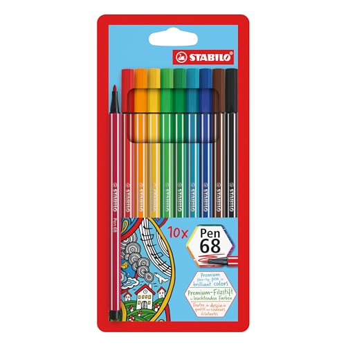 Beste Filzstift Platz 2: Premium-Filzstift - STABILO Pen 68...